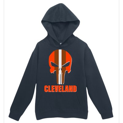 Cleveland Skull Football Urban Pullover Hoodie