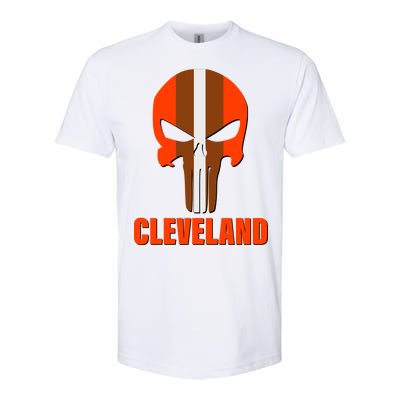 Cleveland Skull Football Softstyle® CVC T-Shirt