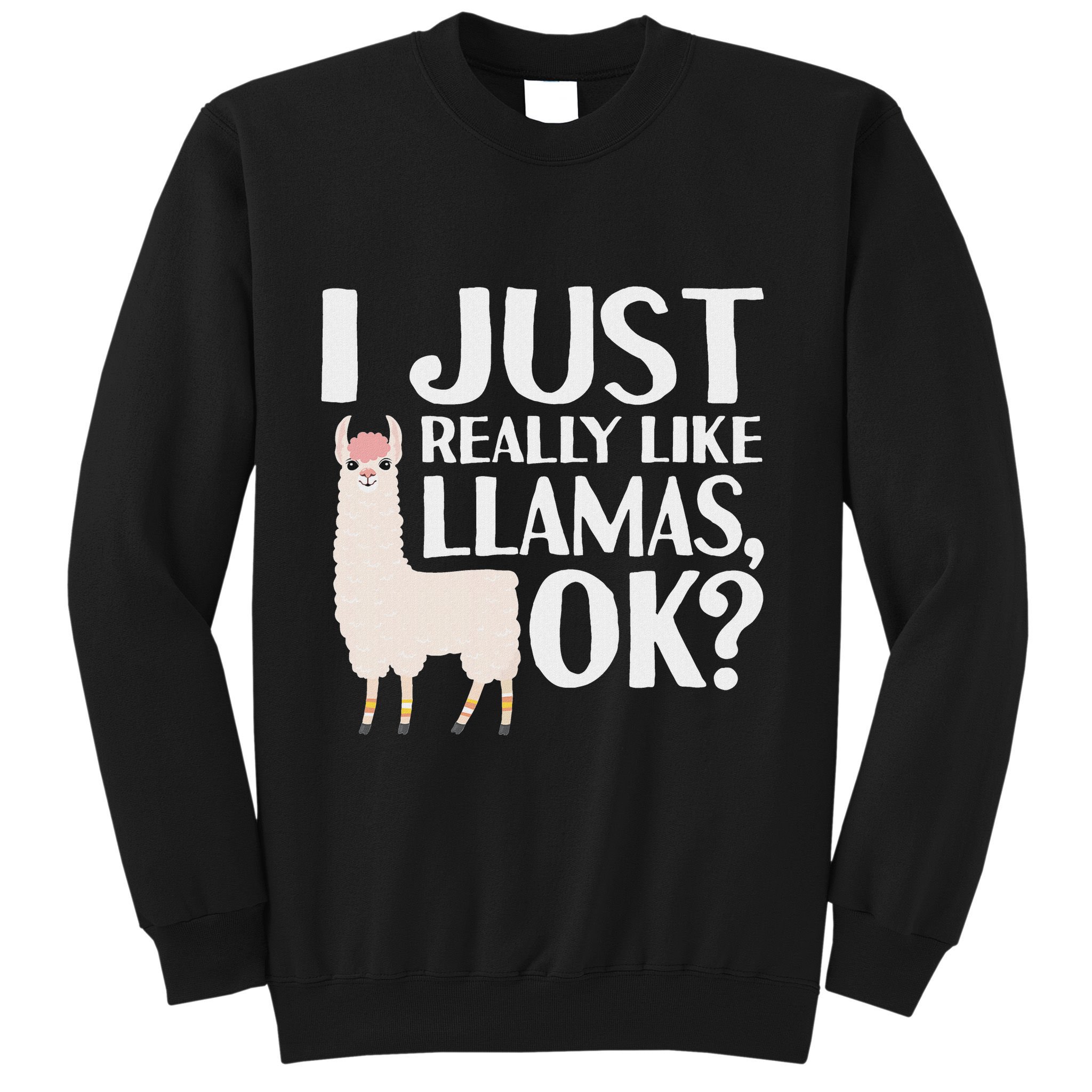 Cool Llama For Women Alpaca Lover Peruvian Spirit Animal Sweatshirt