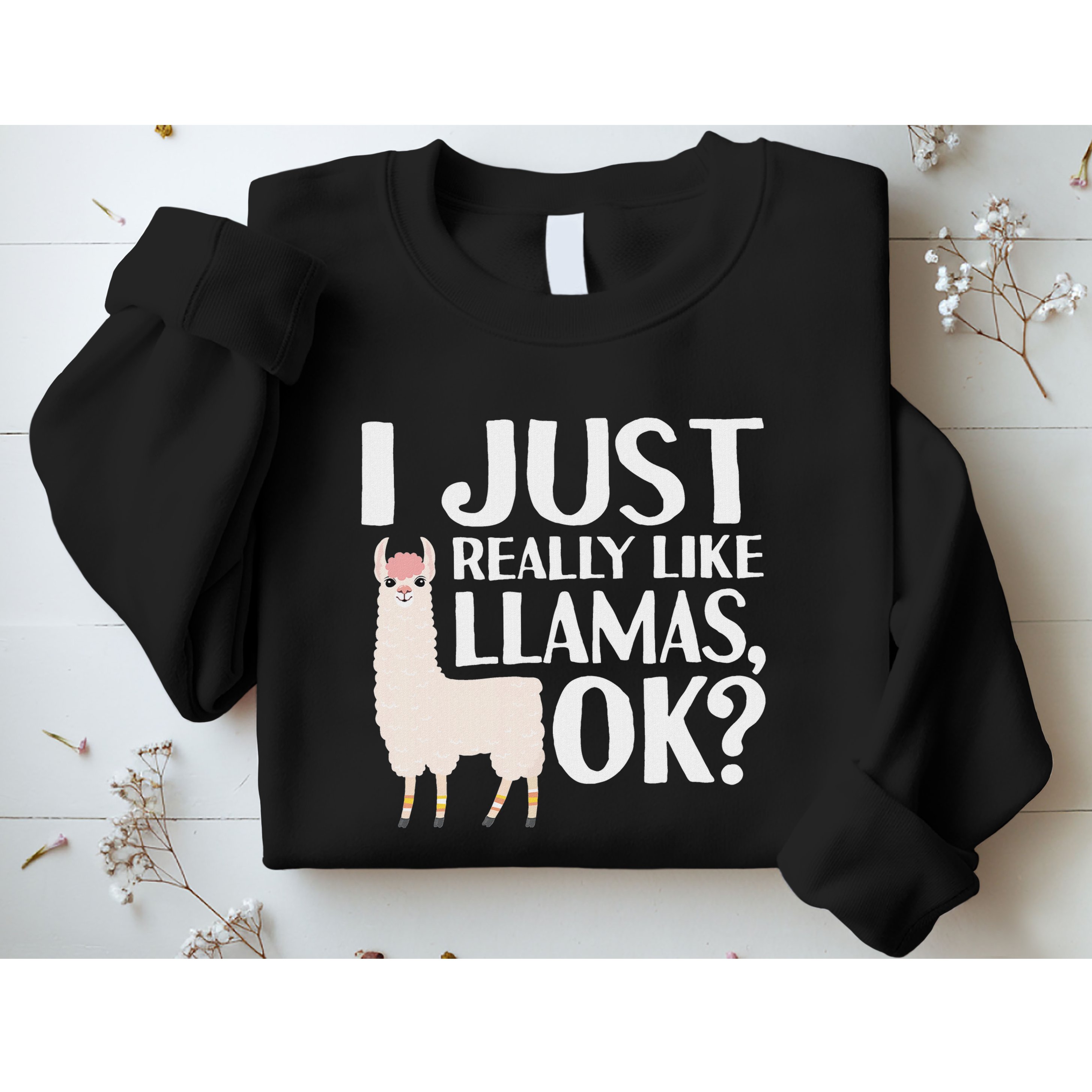 Cool Llama For Women Alpaca Lover Peruvian Spirit Animal Sweatshirt