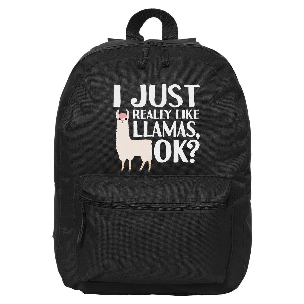 Cool Llama For Women Alpaca Lover Peruvian Spirit Animal 16 in Basic Backpack