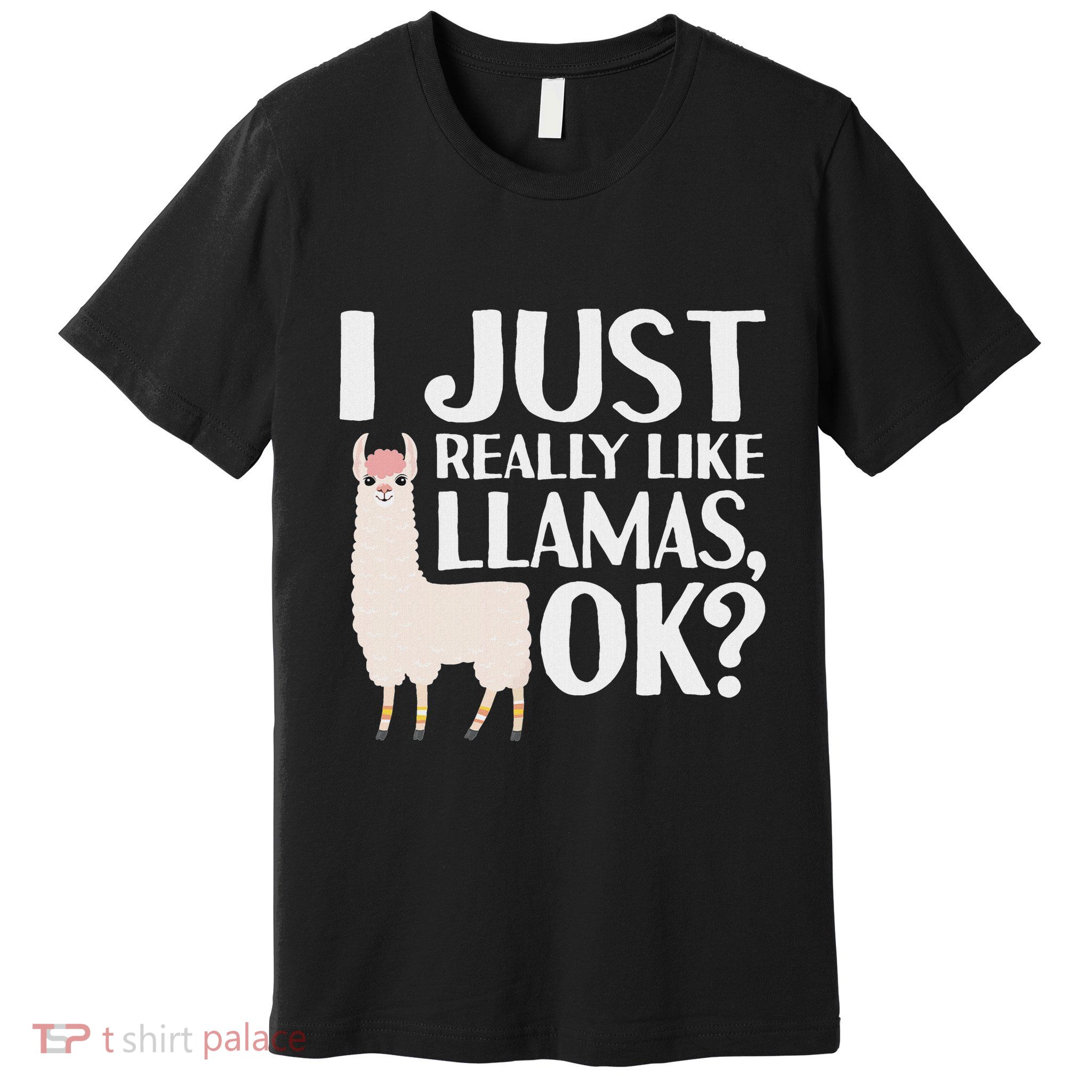 Cool Llama For Women Alpaca Lover Peruvian Spirit Animal Premium T-Shirt