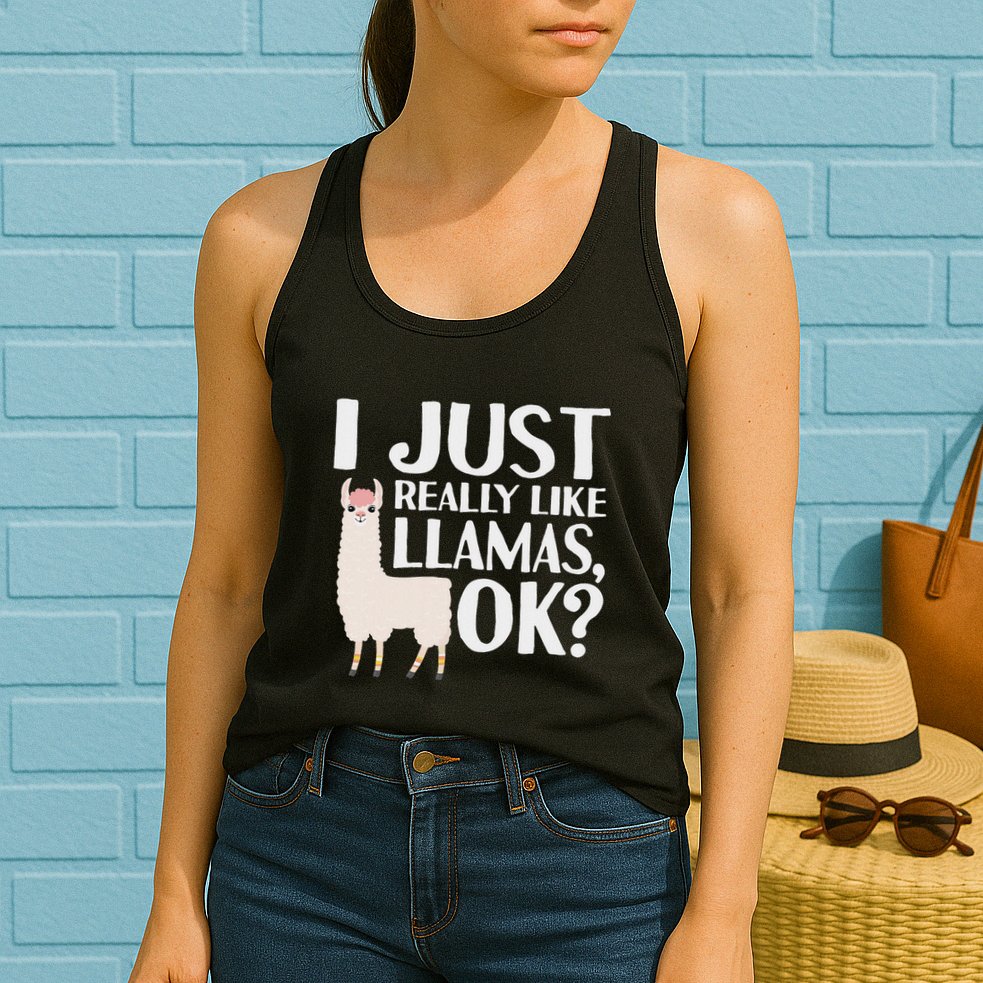 Cool Llama For Women Alpaca Lover Peruvian Spirit Animal Womens Tank Top