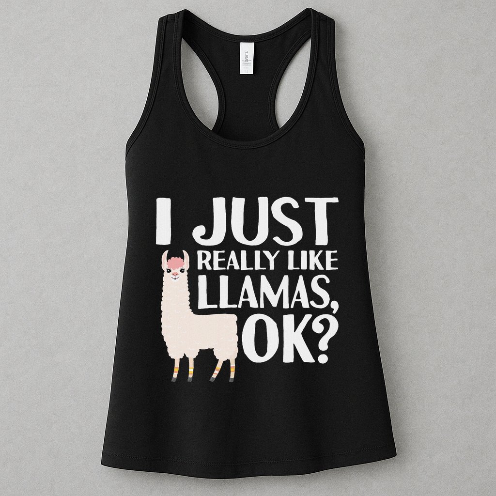 Cool Llama For Women Alpaca Lover Peruvian Spirit Animal Womens Tank Top