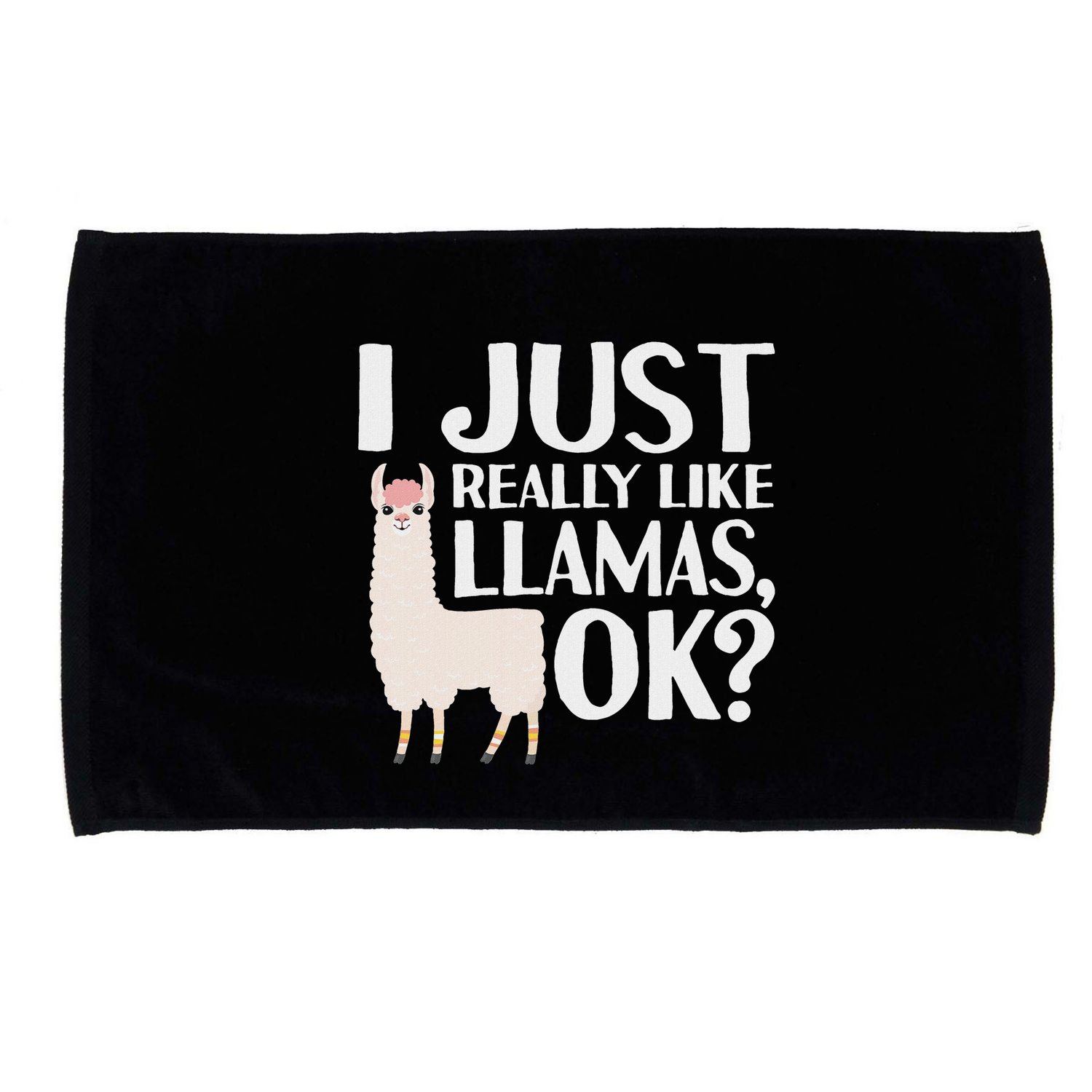 Cool Llama For Women Alpaca Lover Peruvian Spirit Animal Microfiber Hand Towel