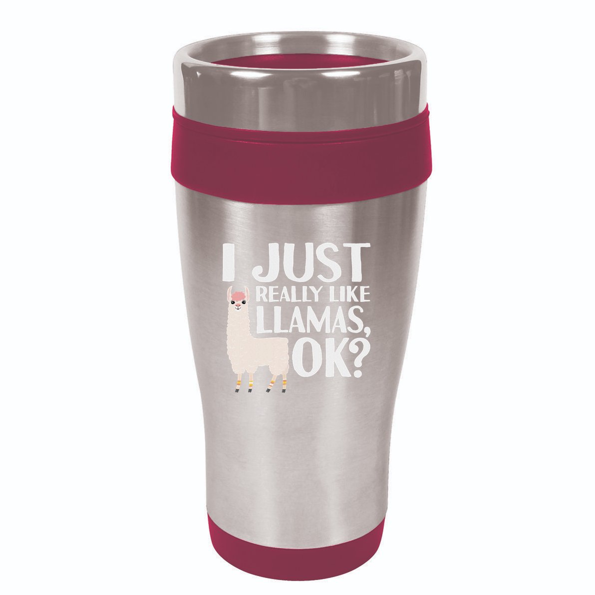 Cool Llama For Women Alpaca Lover Peruvian Spirit Animal 16oz Travel Tumbler