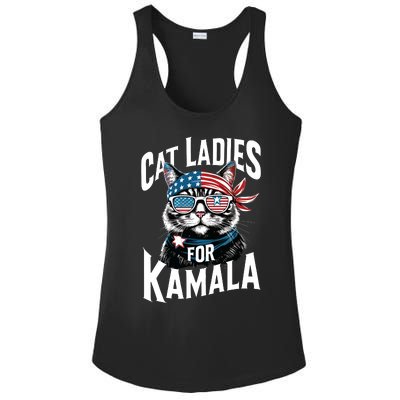 Cat Ladies For Kamala 2024 President Kamalaharris Ladies PosiCharge Competitor Racerback Tank