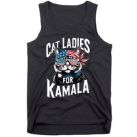 Cat Ladies For Kamala 2024 President Kamalaharris Tank Top