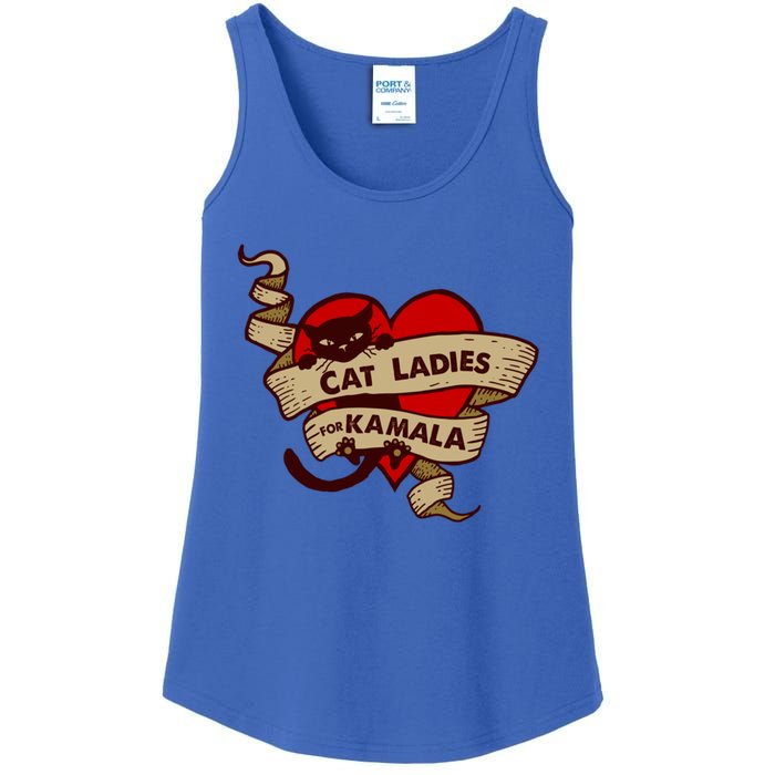 Cat Ladies For Kamala Gift Ladies Essential Tank