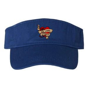 Cat Ladies For Kamala Gift Valucap Bio-Washed Visor