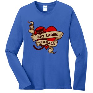 Cat Ladies For Kamala Gift Ladies Long Sleeve Shirt