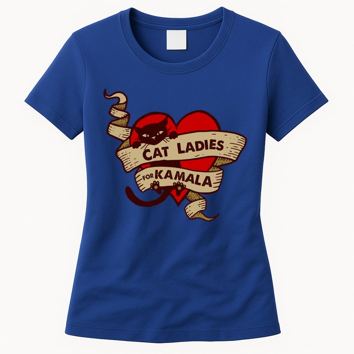 Cat Ladies For Kamala Gift Women's T-Shirt