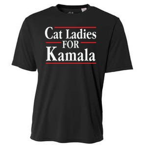 Cat Ladies For Kamala Childless Cat Lady Cooling Performance Crew T-Shirt