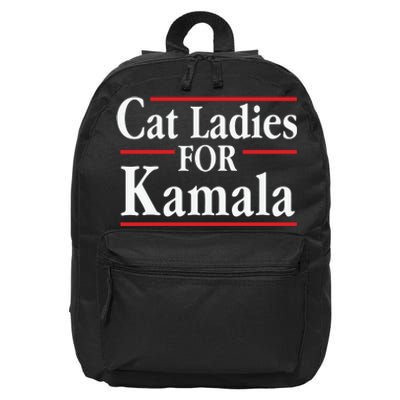 Cat Ladies For Kamala Childless Cat Lady 16 in Basic Backpack