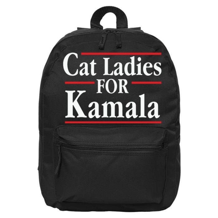 Cat Ladies For Kamala Childless Cat Lady 16 in Basic Backpack