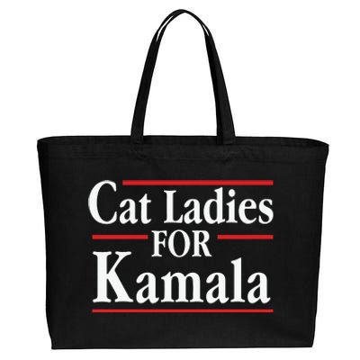 Cat Ladies For Kamala Childless Cat Lady Cotton Canvas Jumbo Tote