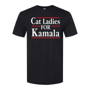 Cat Ladies For Kamala Childless Cat Lady Softstyle CVC T-Shirt