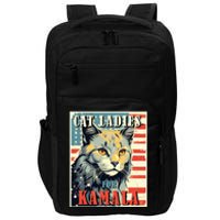 Cat Ladies For Kamala Funny Cat 2024 President Kamalaharris Impact Tech Backpack