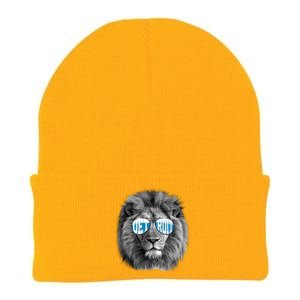 Cool Lions Football Sports Fan Knit Cap Winter Beanie