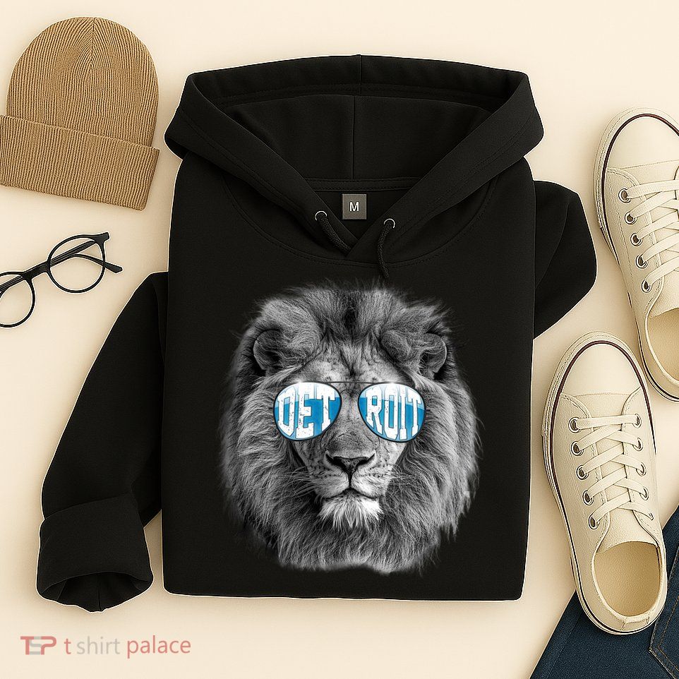 Cool Lions Football Sports Fan Hoodie