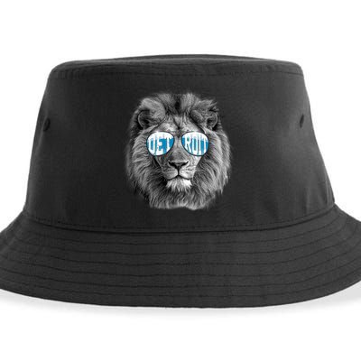 Cool Lions Football Sports Fan Sustainable Bucket Hat