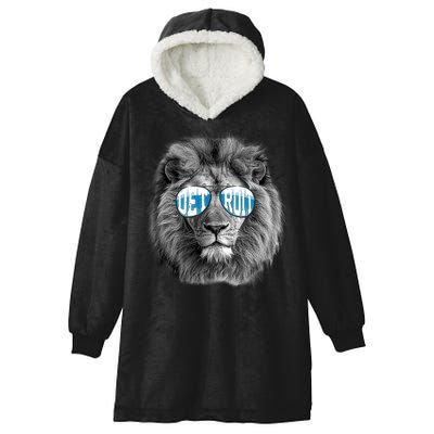 Cool Lions Football Sports Fan Hooded Wearable Blanket