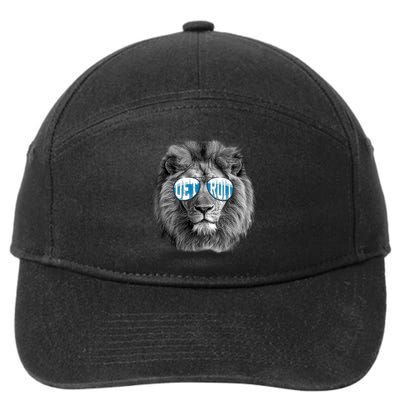 Cool Lions Football Sports Fan 7-Panel Snapback Hat