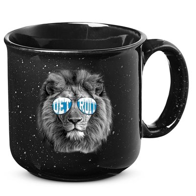 Cool Lions Football Sports Fan 15oz Campfire Ceramic Mug