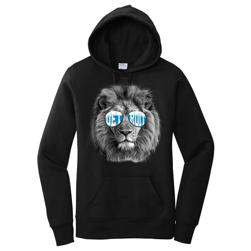 Cool Lions Football Sports Fan Women's Pullover Hoodie
