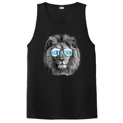 Cool Lions Football Sports Fan PosiCharge Competitor Tank