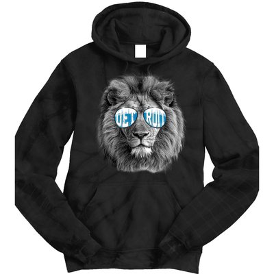 Cool Lions Football Sports Fan Tie Dye Hoodie