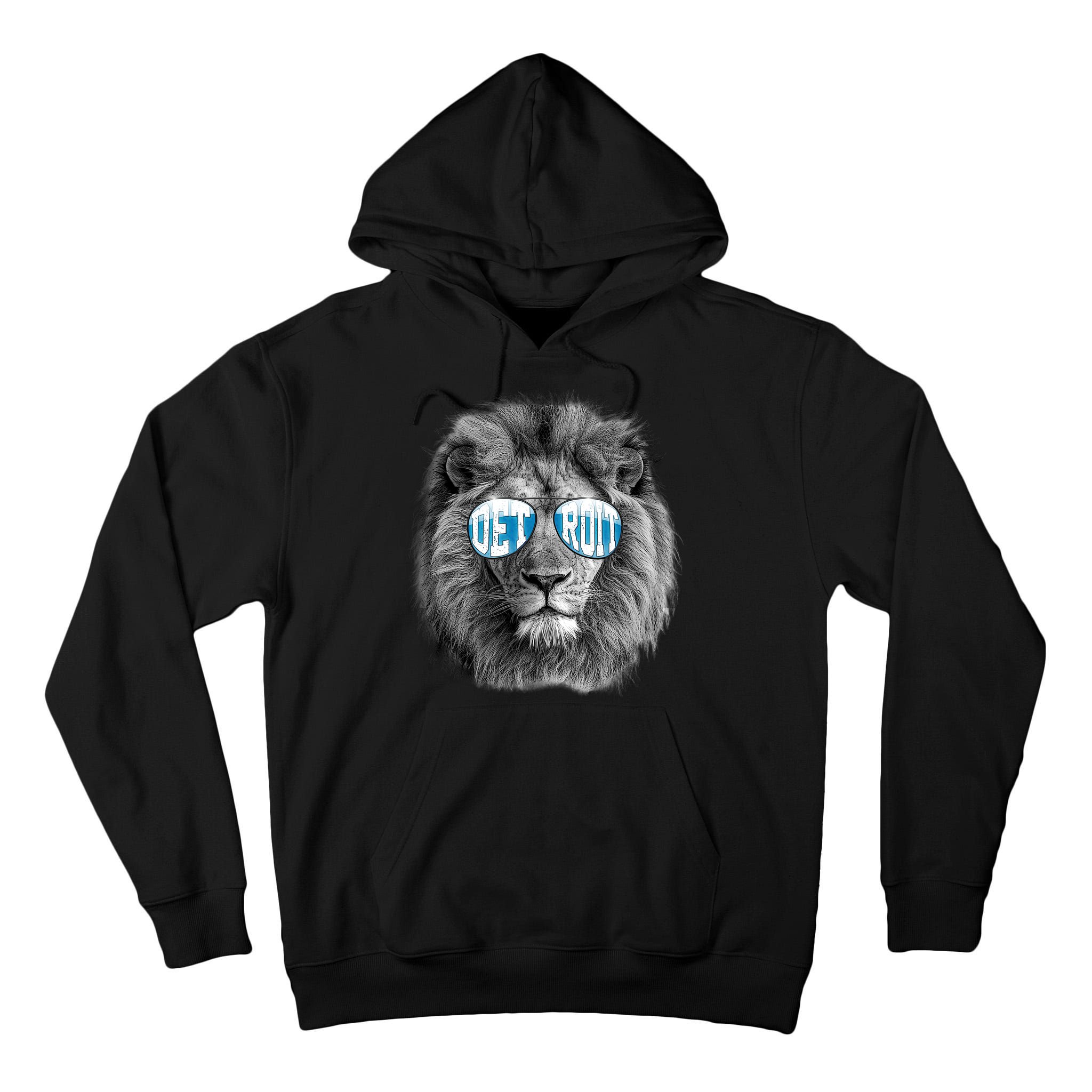 Cool Lions Football Sports Fan Tall Hoodie