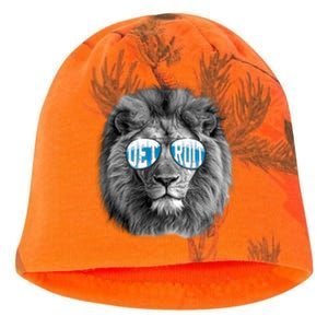 Cool Lions Football Sports Fan Kati - Camo Knit Beanie