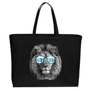 Cool Lions Football Sports Fan Cotton Canvas Jumbo Tote