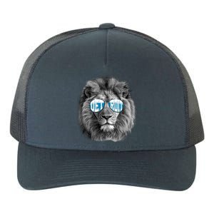 Cool Lions Football Sports Fan Yupoong Adult 5-Panel Trucker Hat