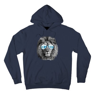 Cool Lions Football Sports Fan Hoodie