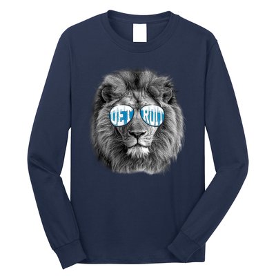 Cool Lions Football Sports Fan Long Sleeve Shirt