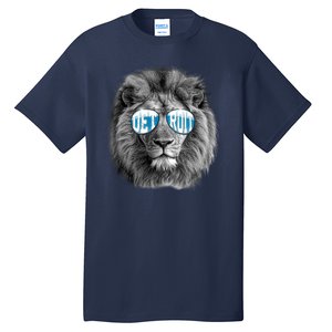 Cool Lions Football Sports Fan Tall T-Shirt