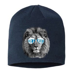 Cool Lions Football Sports Fan Sustainable Beanie