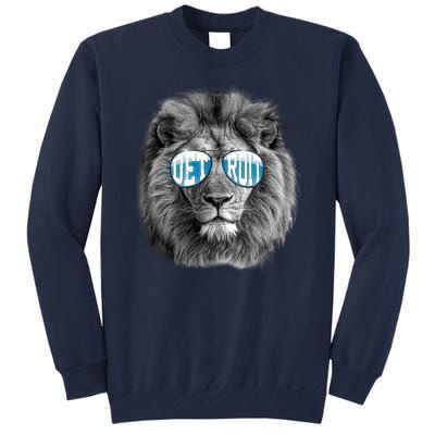 Cool Lions Football Sports Fan Tall Sweatshirt