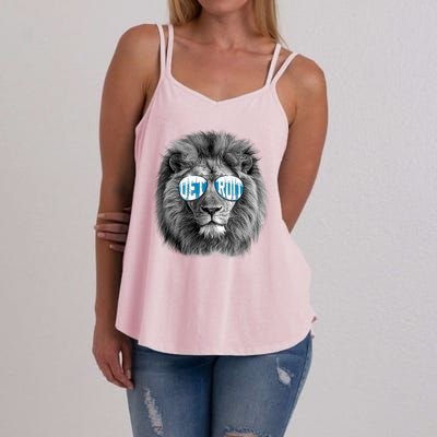 Cool Lions Football Sports Fan Women's Strappy Tank