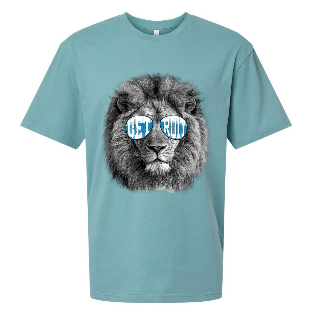 Cool Lions Football Sports Fan Sueded Cloud Jersey T-Shirt
