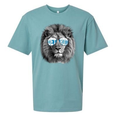 Cool Lions Football Sports Fan Sueded Cloud Jersey T-Shirt