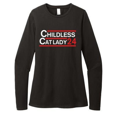 Cat Ladies For Kamala Childless Cat Lady Womens CVC Long Sleeve Shirt