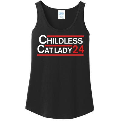 Cat Ladies For Kamala Childless Cat Lady Ladies Essential Tank