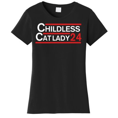 Cat Ladies For Kamala Childless Cat Lady Women's T-Shirt