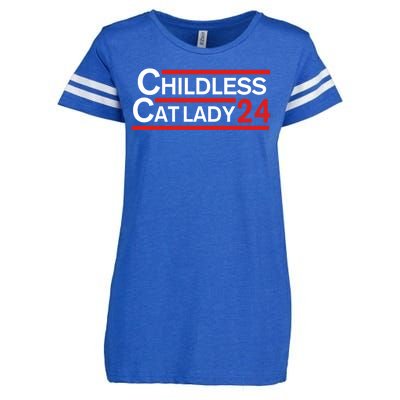 Cat Ladies For Kamala Childless Cat Lady Enza Ladies Jersey Football T-Shirt