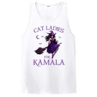 Cat Ladies For Kamala Harris 2024 Witches Harris Halloween PosiCharge Competitor Tank