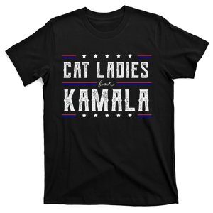 Cat Ladies For Kamala 2024 T-Shirt