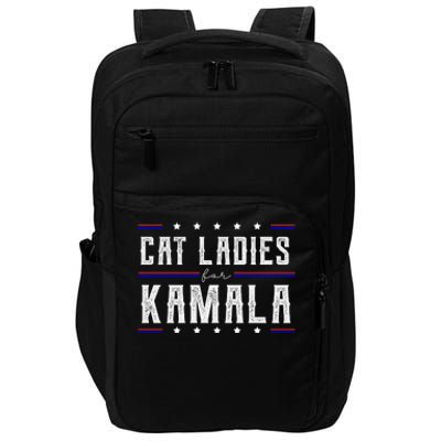 Cat Ladies For Kamala 2024 Impact Tech Backpack